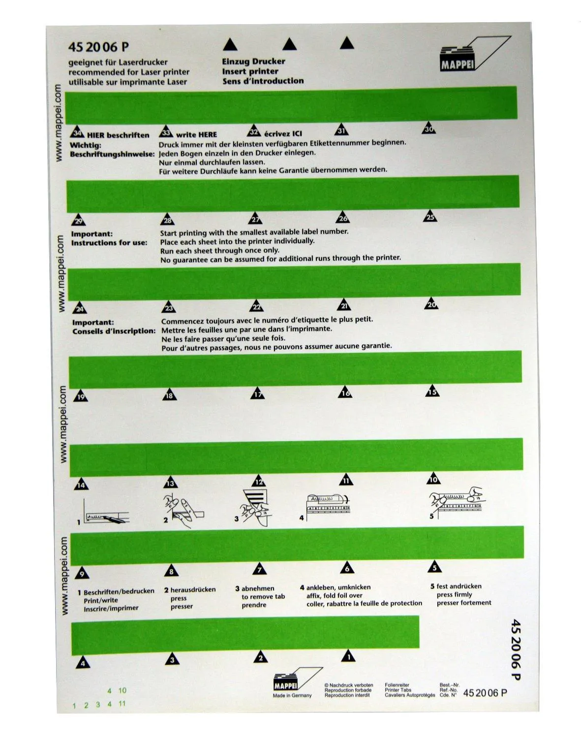 Selbstklebe-Printreiter, 30 mm breit