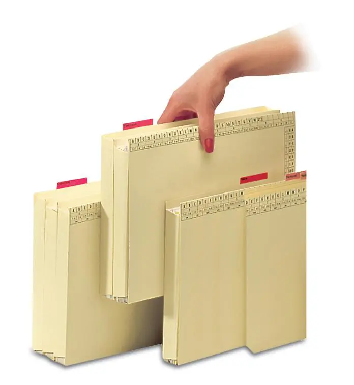 VARIO-Dehnhefter für DIN A4, Kapazität bis 6 cm, Glanzkarton, 425 g/qm