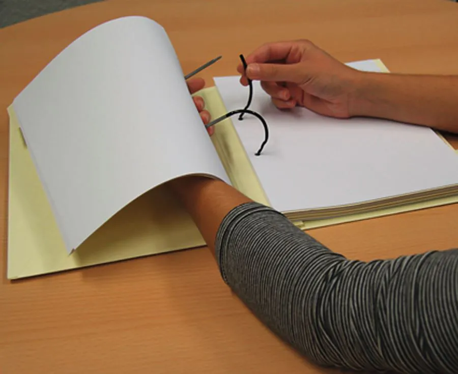 How-To Schlauchheftung Schritt 2