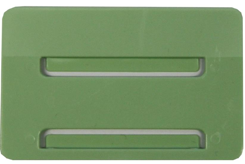 Beschriftungsläufer, mehrf. beschriftbar, hellgrün, 55 mm