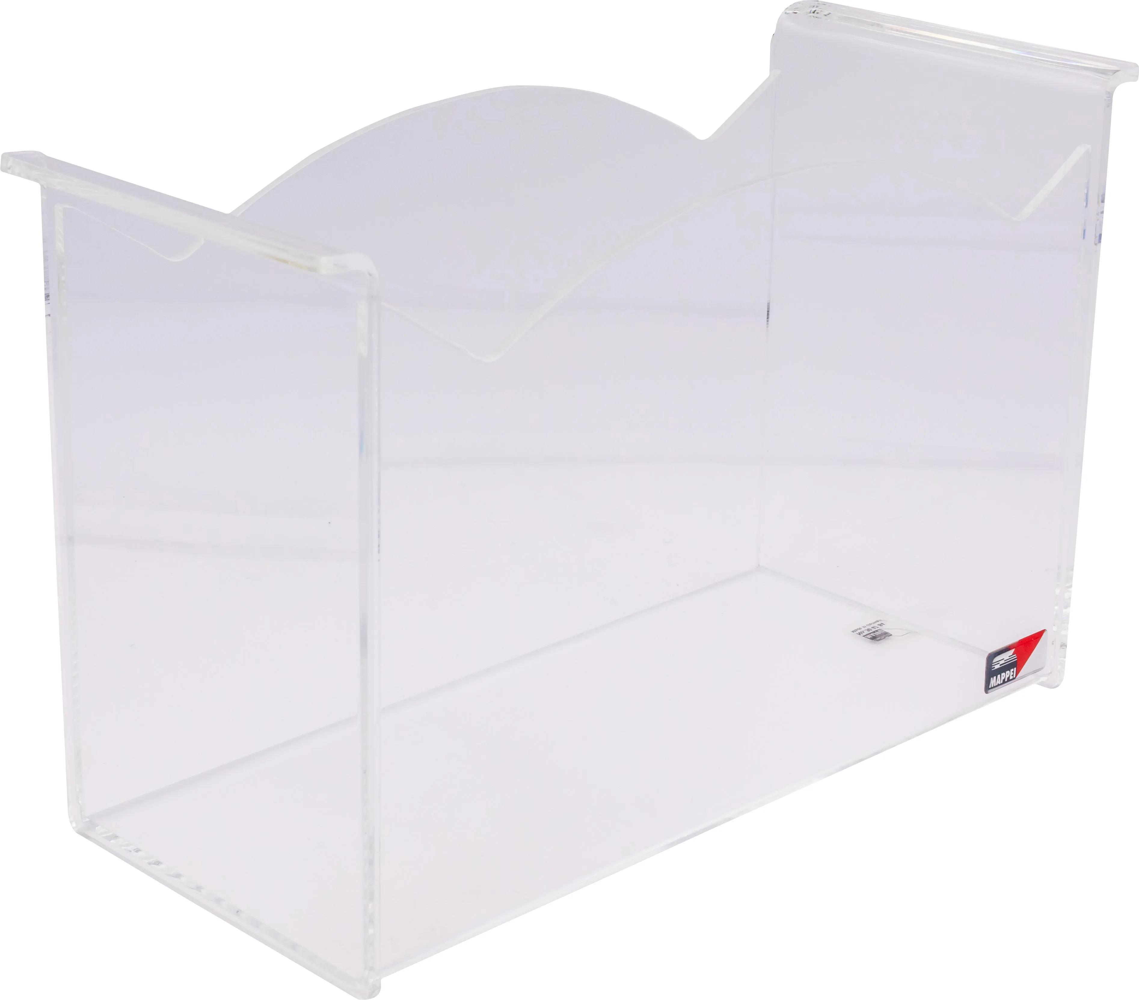 Schreibtisch-Box für DIN A4, 15 cm breit, Acrylglas