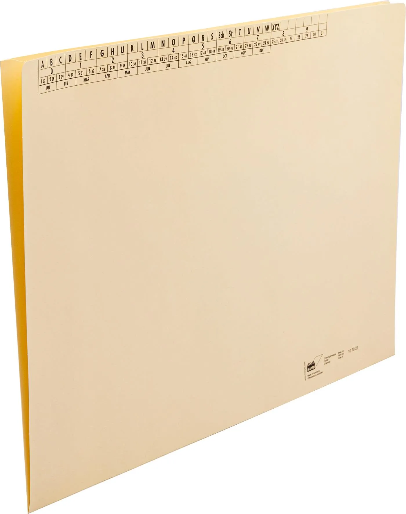 Ordnungsmappe für DIN A3, Natronkarton hell, 170 g/gm-Artikelnummer-107023