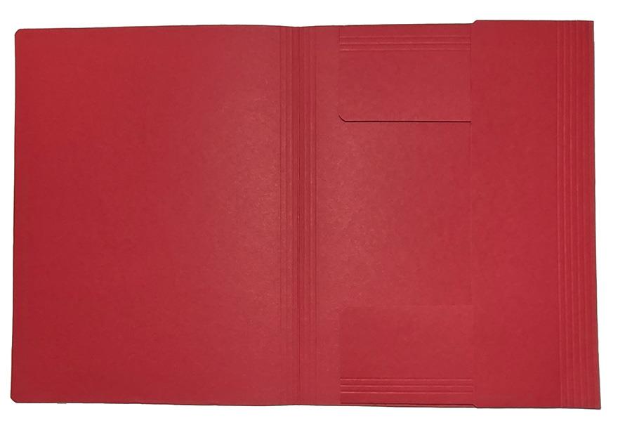 Sammelmappe (Juris), A4, mit 3 Innenklappen, rot