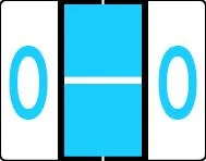 Buchstabenetikett (gross) "O", Farbe blau, 500/Rolle-Artikelnummer-761283/15