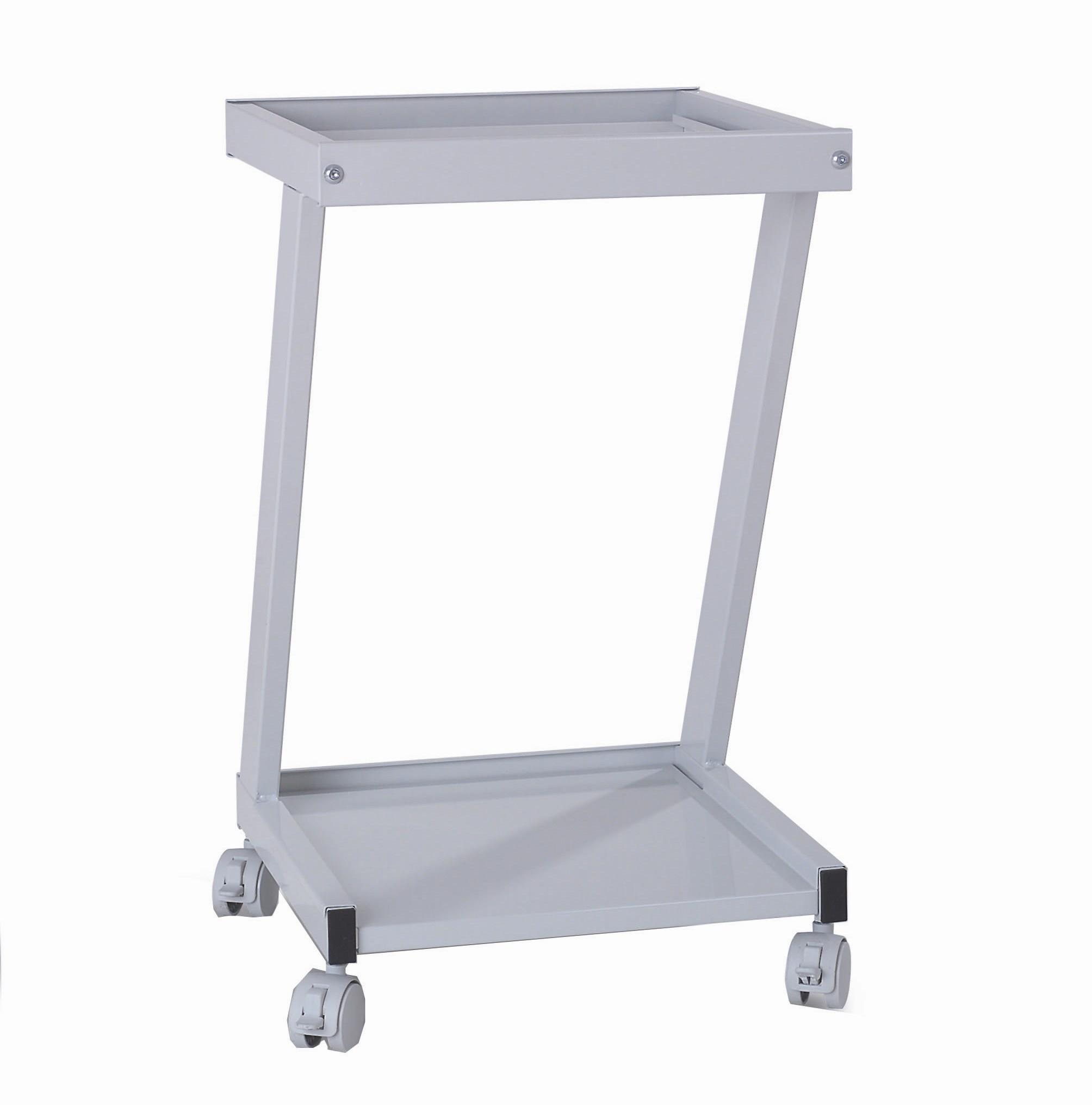 Akten-Trolley für 6 Boxen auf 2 Etagen, Stahl, RAL 7035 (grau)