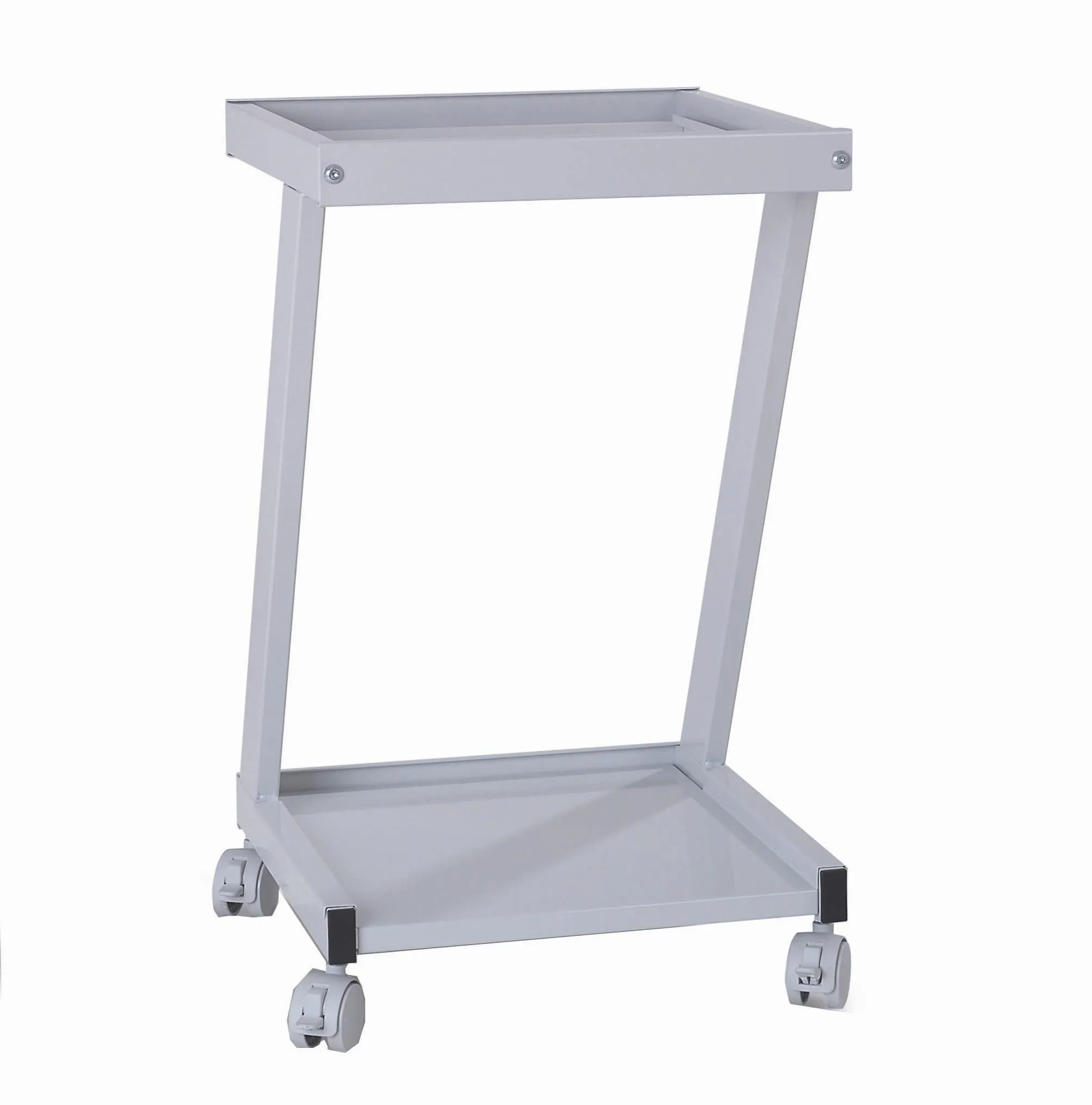 Akten-Trolley für 6 Boxen auf 2 Etagen, Stahl, RAL 7035 (grau)-Artikelnummer-845125