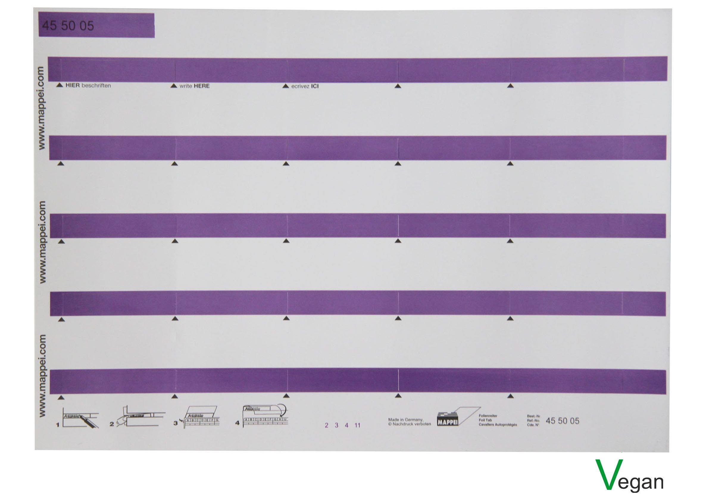 Selbstklebe-Folienreiter, 55 mm breit 