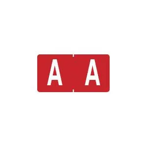 Klass.-Etikett (klein), Buchst. "A", rot, 500 Stck.-Artikelnummer-761278/01