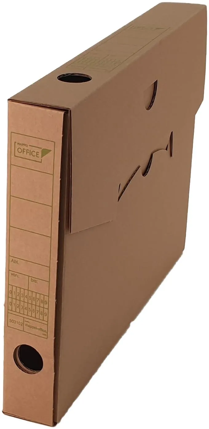 Archivschachtel für Ordnerinhalt DIN A 4, 4 cm breit-Artikelnummer-503102