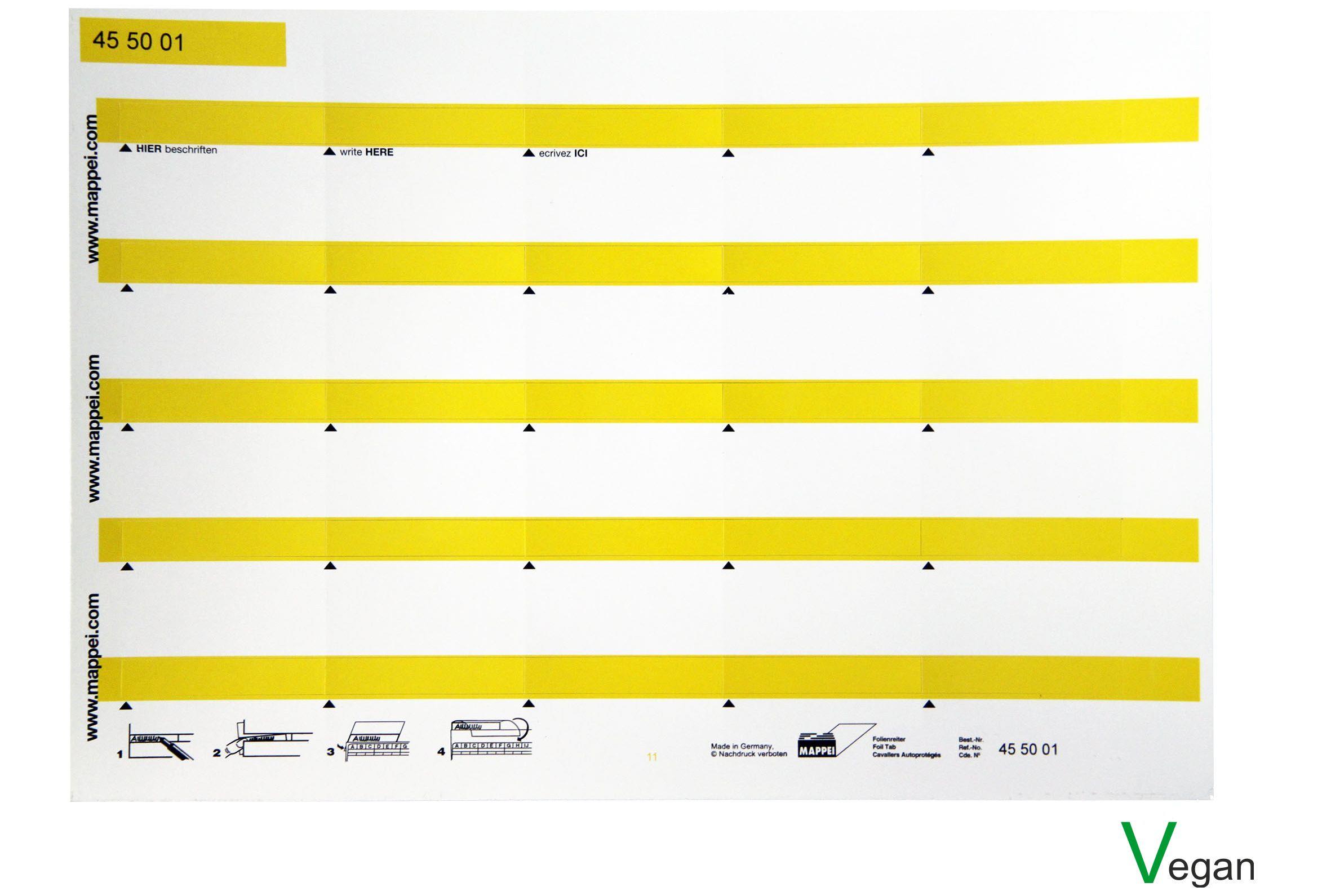 Selbstklebe-Folienreiter, 55 mm breit 
