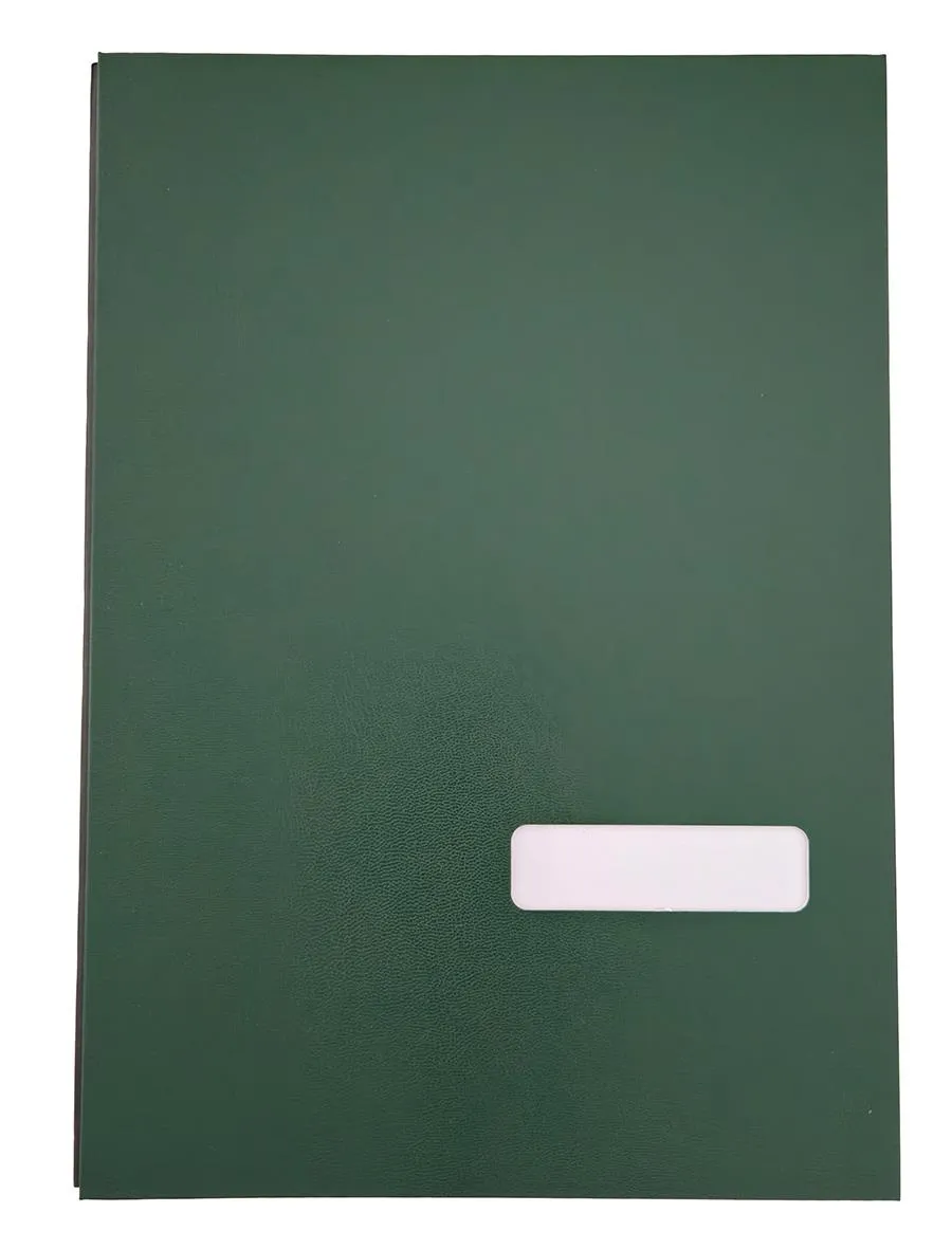 Unterschriftenmappe, 20 Fächer, kunststoff.-kasch., grün-Artikelnummer-10.62003