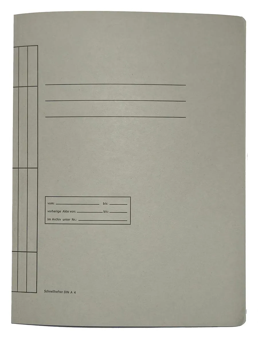 Schnellhefter A4, grau