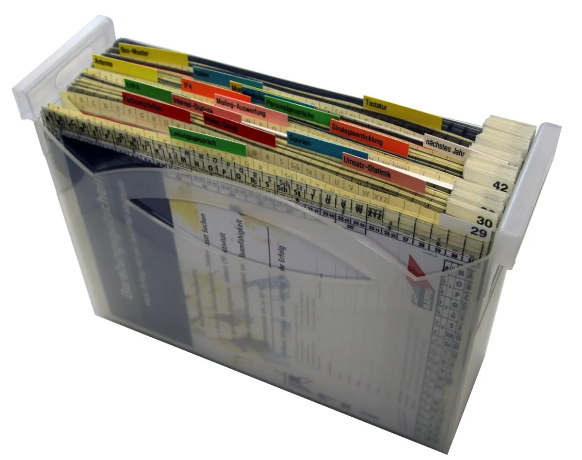 Orgamodul "Wochen" (1-52), PVC-Mappen-Artikelnummer-394015/52