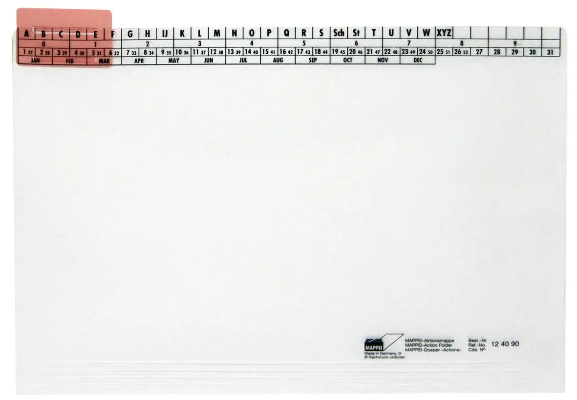 Aktionsmappe aus PP, 400 g/qm, klar, mit Läufer 