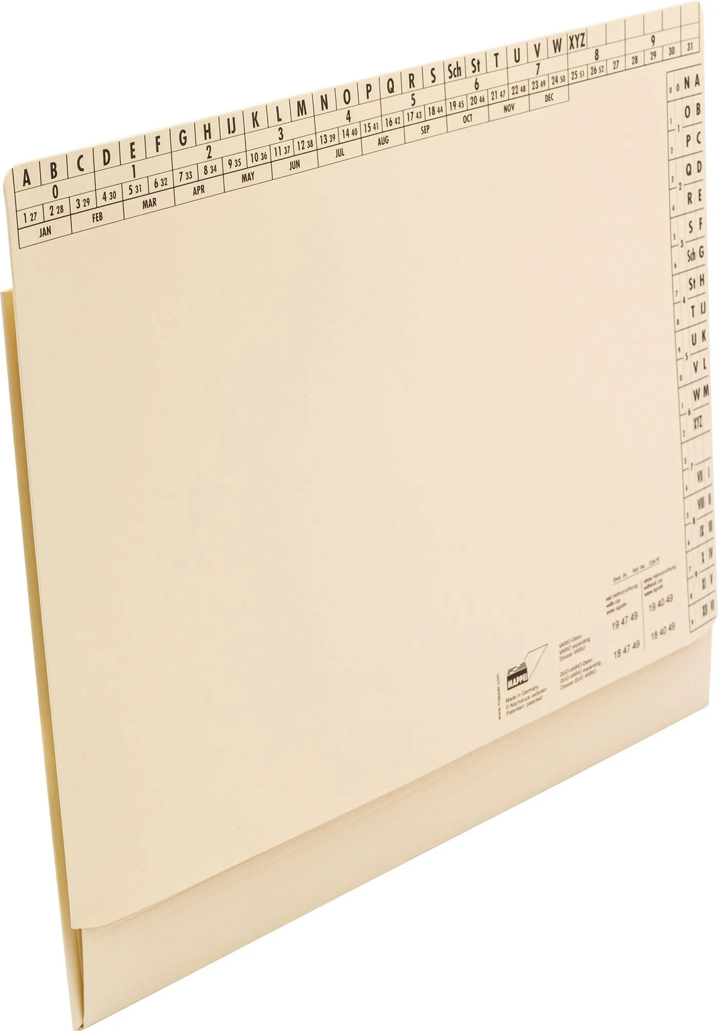 VARIO-Dehnhefter A4, bis 3 cm, Natron hell, 320 g/qm-Artikelnummer-194749
