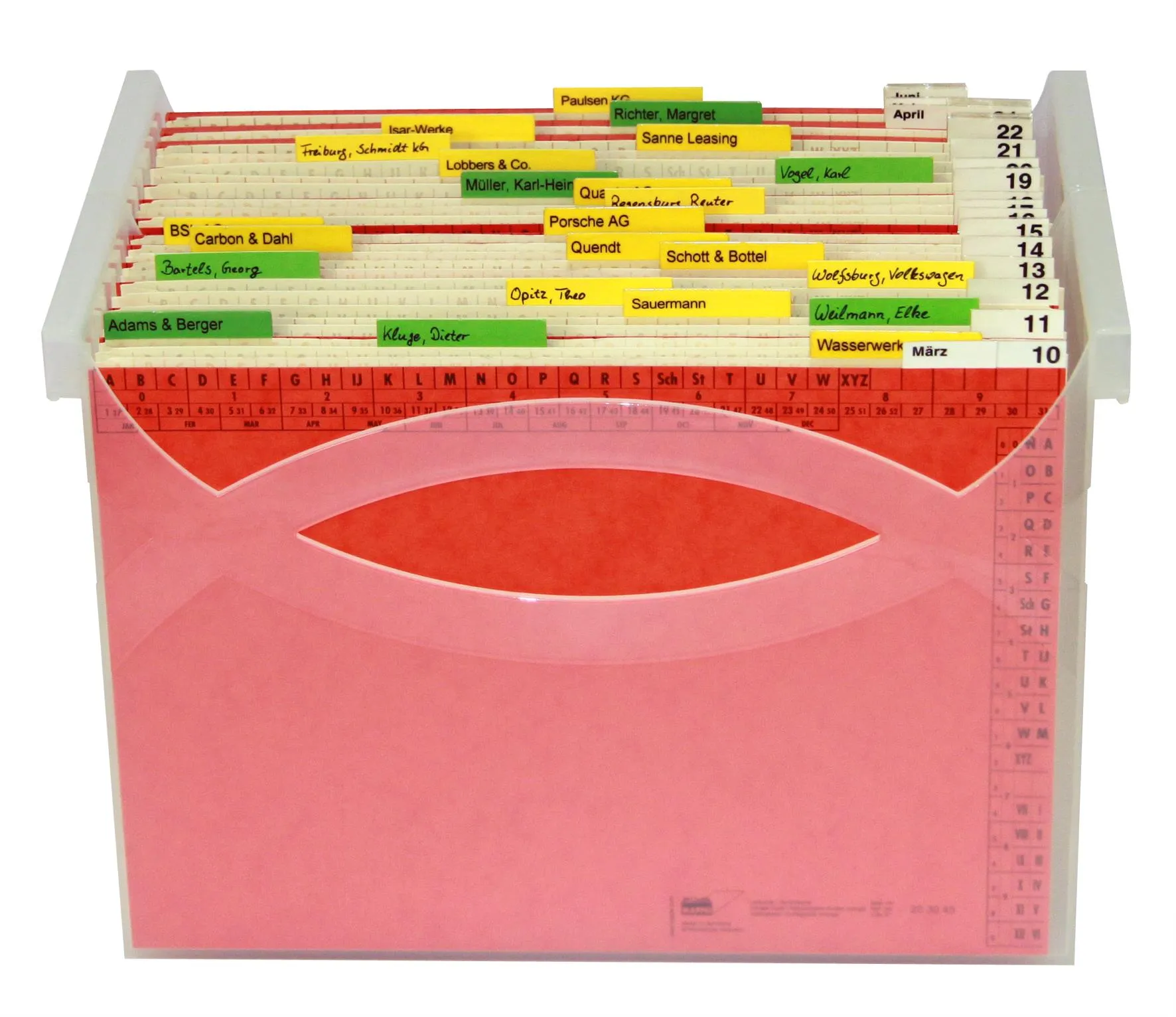 Ordnungsbox f. DIN A4, 10,5 cm breit, Polypropylen (PP) -Artikelnummer-304488