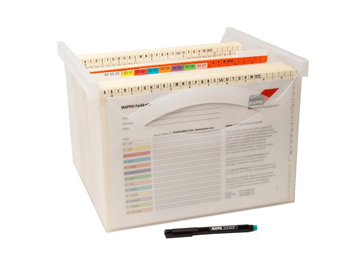 Gesamtpaket Arbeitsplatz-Organisation (Boxen aus PP)
