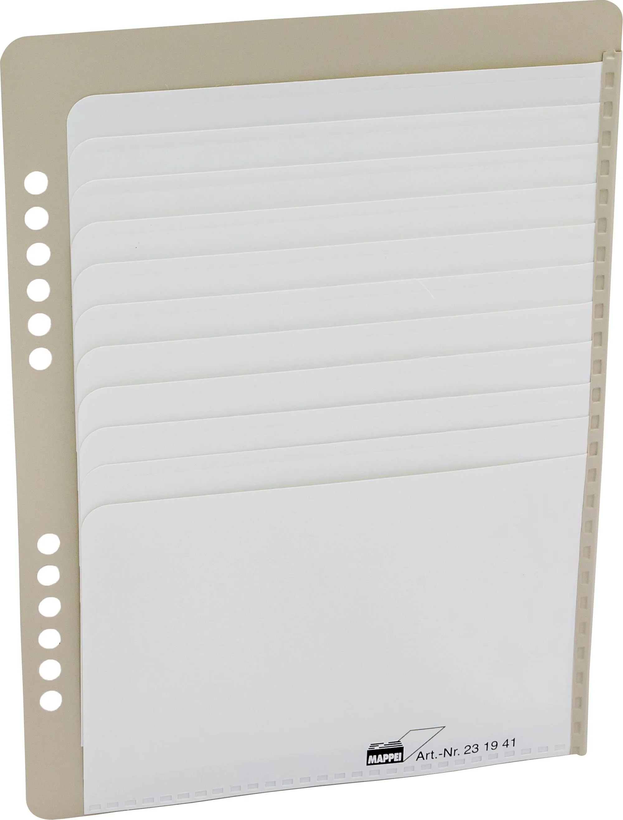 Projektboard f. DIN A5, mit 11 Taschen und Universallochung-Artikelnummer-231941