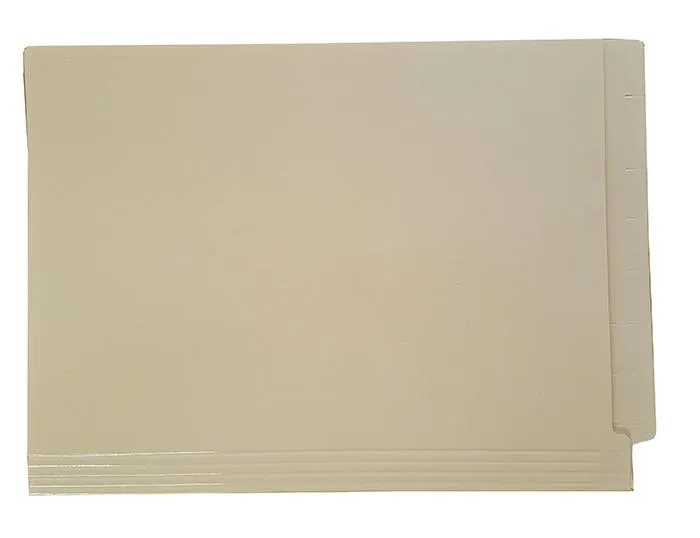 Eine folierte Tabcolormappe von vorne fotografiert