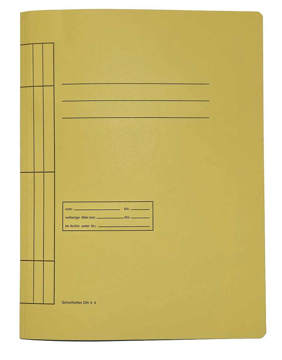 Schnellhefter A4, gelb