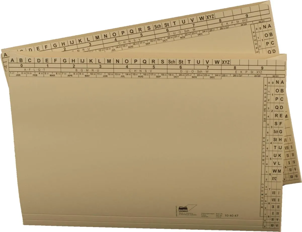 Ordnungsmappe f. DIN A4, 350 g/qm-Artikelnummer-104047