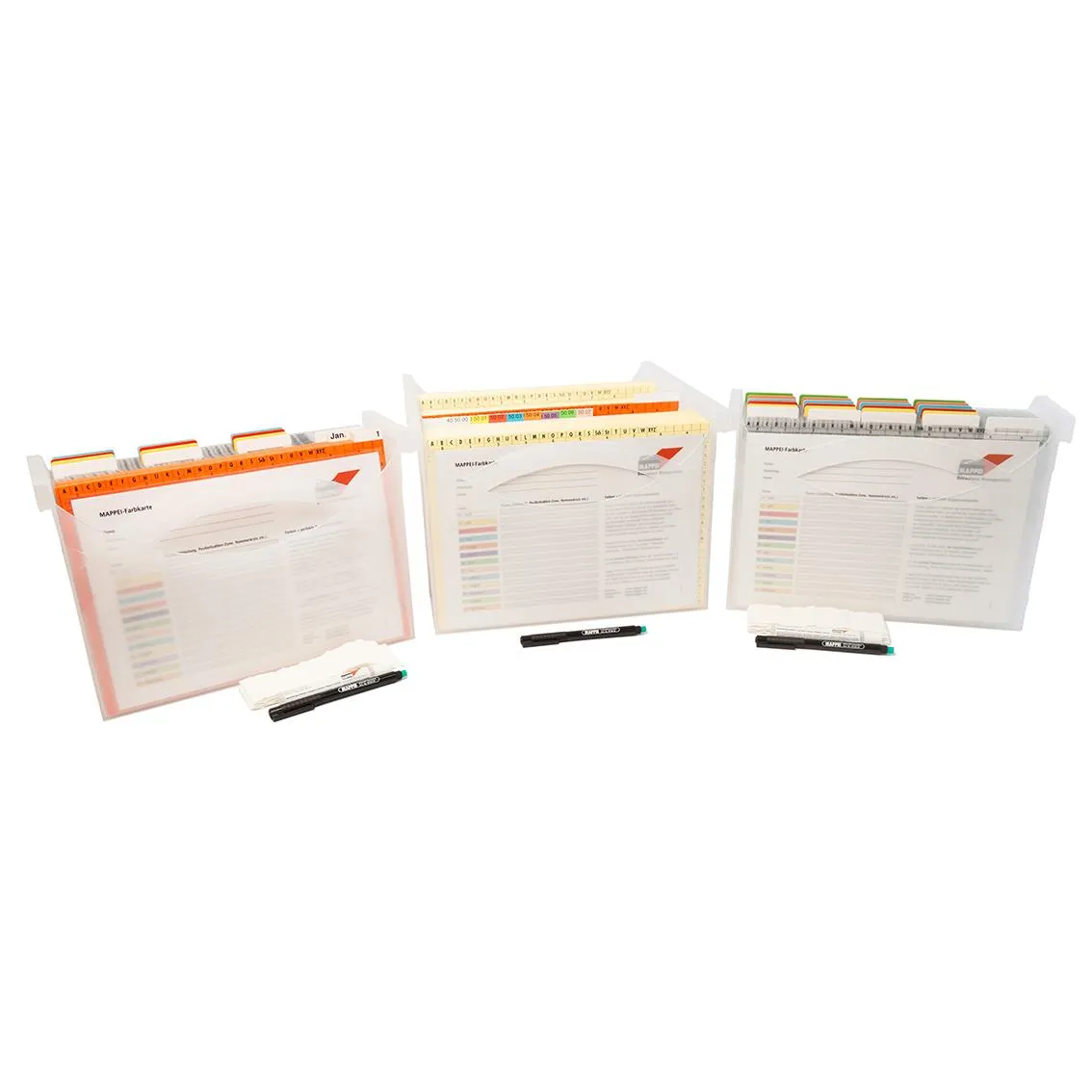 Gesamtpaket Arbeitsplatz-Organisation (Boxen aus PP)-Artikelnummer-394080/1