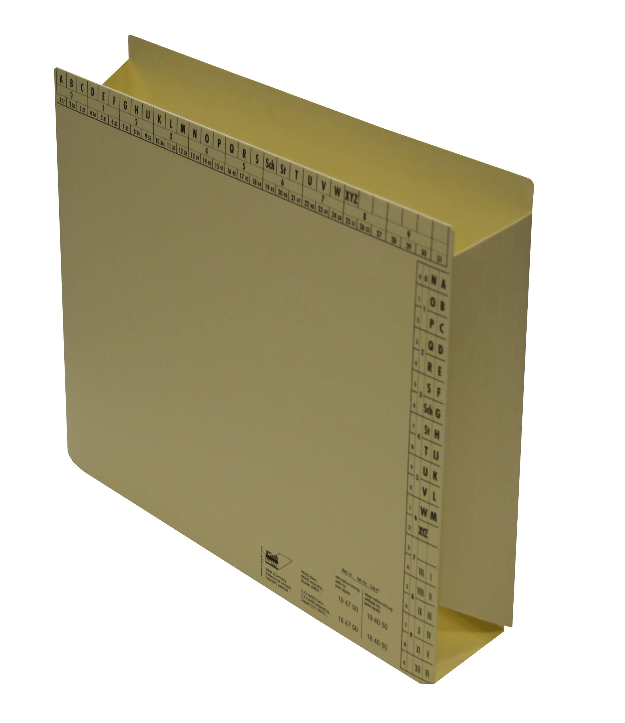 VARIO-Dehnsammler A4, bis 6 cm, Glanzkarton, 425 g/qm