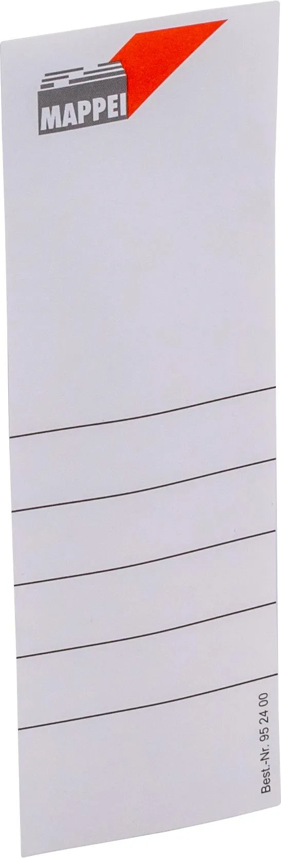 Rückenschild für Wechselclip 963082, selbstkl. , weiß-Artikelnummer-952400