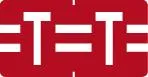 Klass.-Etikett (klein), Buchst. "T", rot, 500 Stck.-Artikelnummer-761278/20