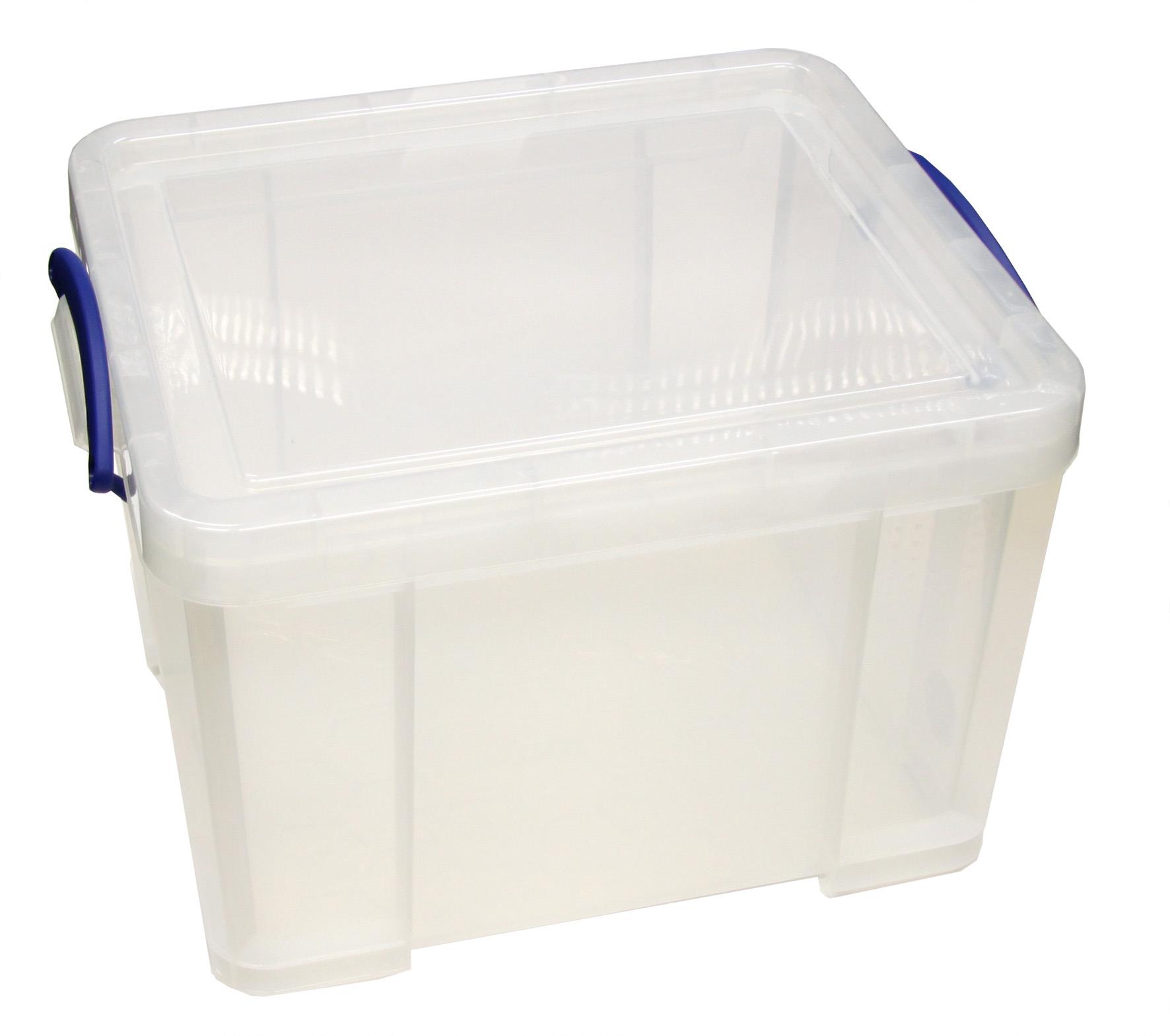 Transportbehälter f. 3 Stück 10 cm-Boxen, stapelbar, Kunstst.