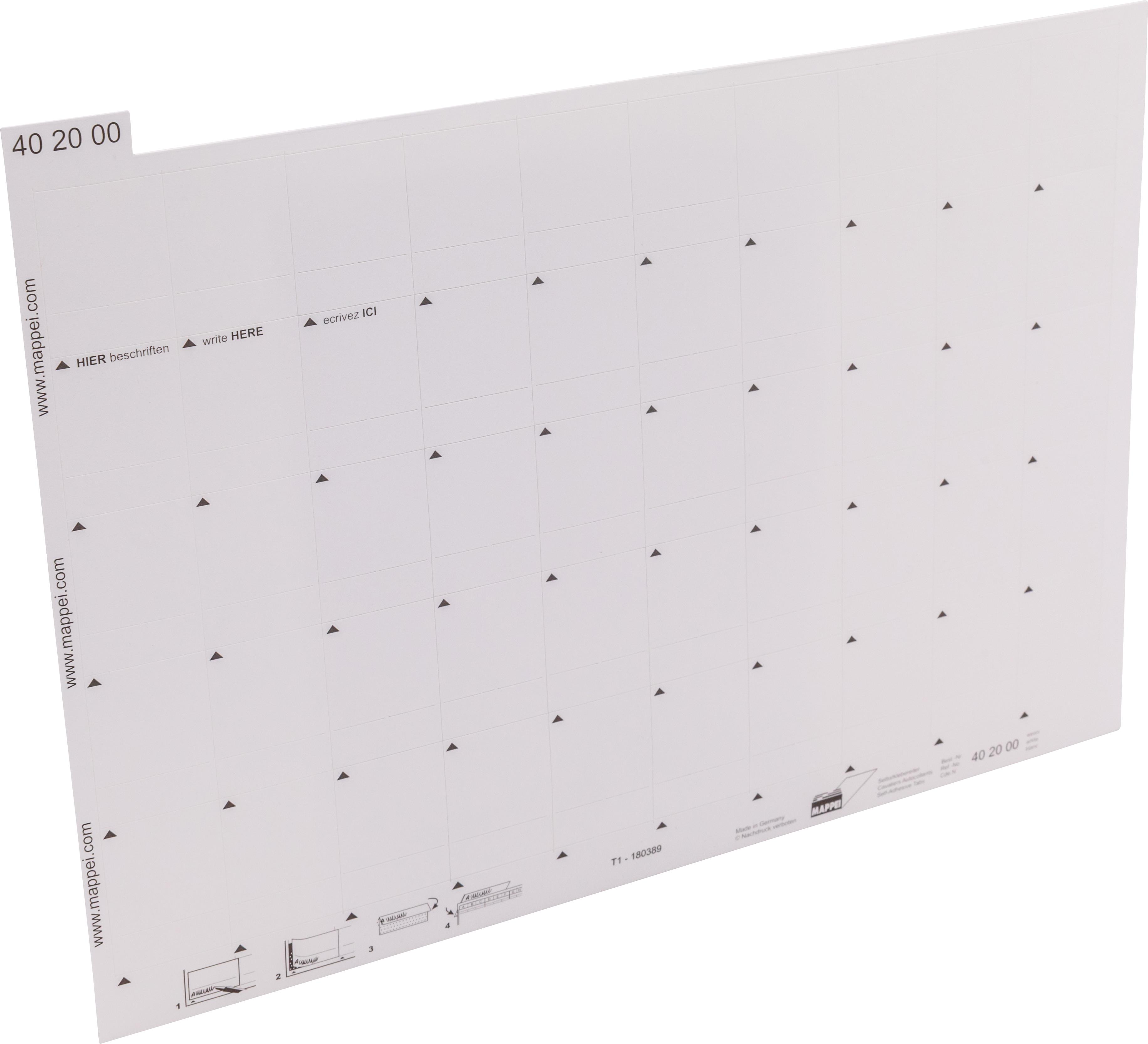 Selbstklebe-Reiter, 30 mm breit, Karton