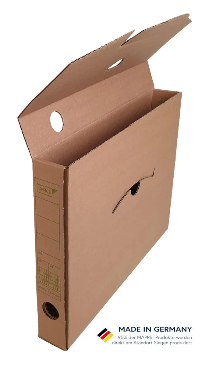 Archivschachtel für Ordnerinhalt DIN A 4, 4 cm breit-Artikelnummer-503102