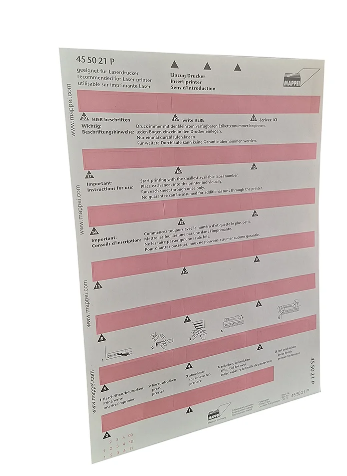 SK-Printreiter (Folie), Sonderfarbe pink, 55 mm breit