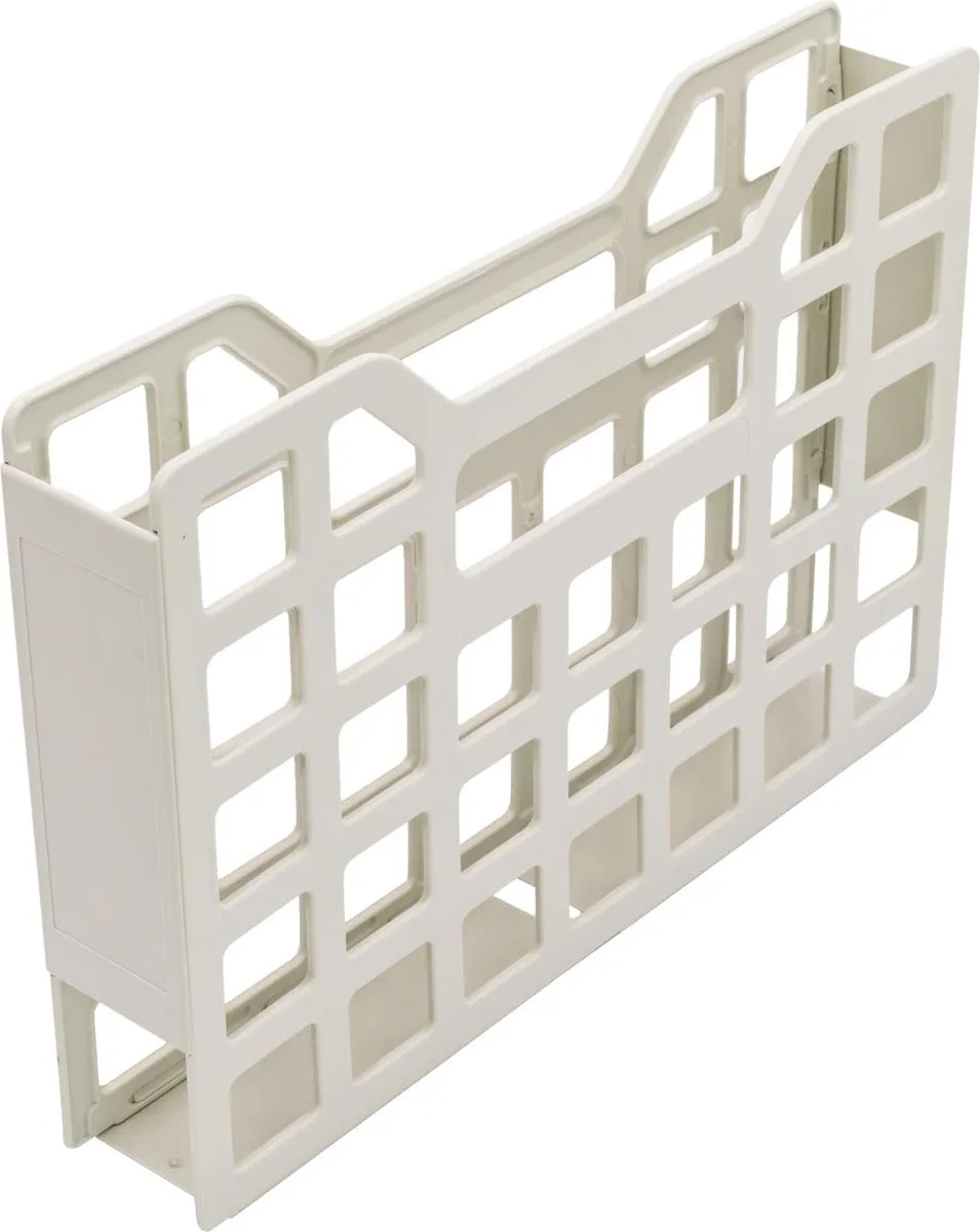 Ordnungsbox (Gitter) für DIN A4, 5 cm breit, ABS, hellgrau-Artikelnummer-304900/10